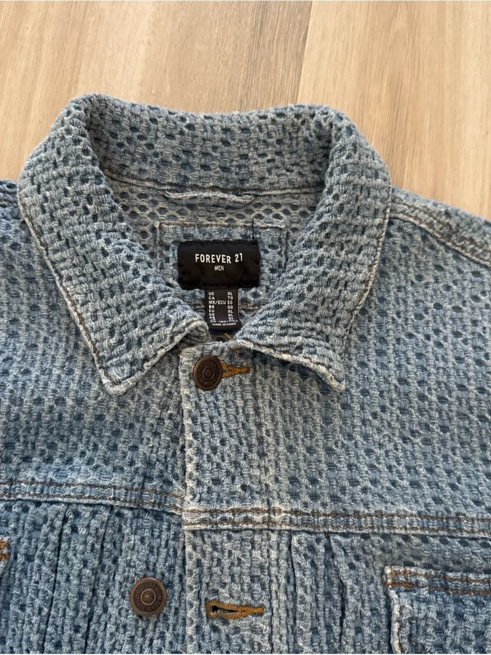 Forever 21 Light Blue Knit Top
